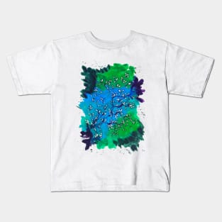 Green Plants Abstract Kids T-Shirt